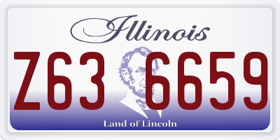 IL license plate Z636659
