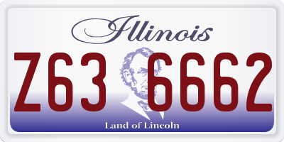 IL license plate Z636662