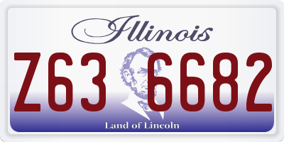 IL license plate Z636682