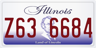IL license plate Z636684