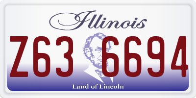 IL license plate Z636694