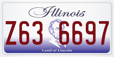 IL license plate Z636697