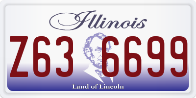 IL license plate Z636699