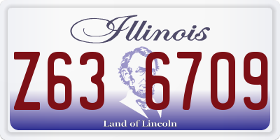IL license plate Z636709