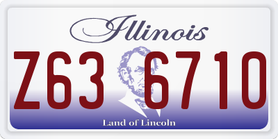 IL license plate Z636710