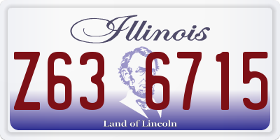 IL license plate Z636715