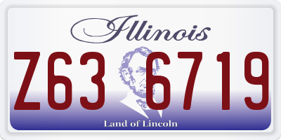 IL license plate Z636719