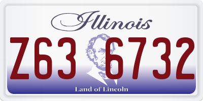 IL license plate Z636732