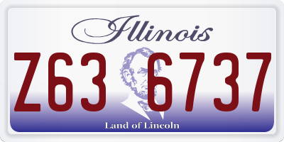 IL license plate Z636737