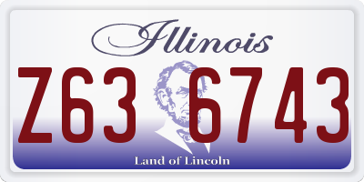 IL license plate Z636743