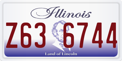 IL license plate Z636744