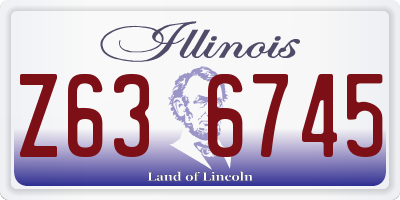 IL license plate Z636745