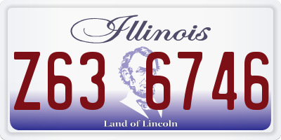 IL license plate Z636746