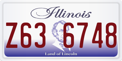 IL license plate Z636748