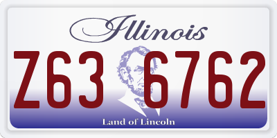 IL license plate Z636762