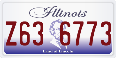 IL license plate Z636773