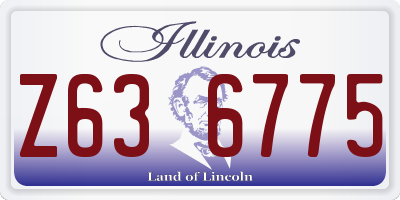 IL license plate Z636775