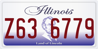 IL license plate Z636779