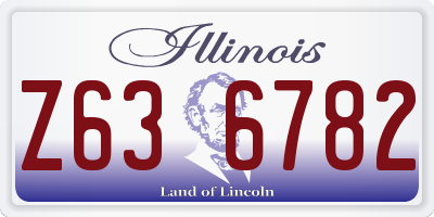 IL license plate Z636782