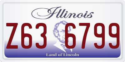 IL license plate Z636799