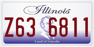IL license plate Z636811