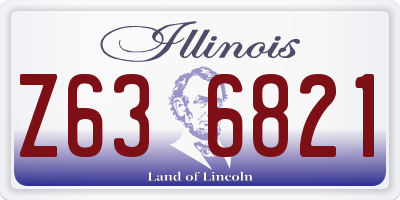 IL license plate Z636821