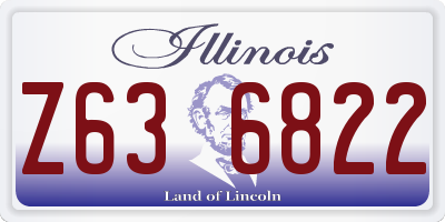 IL license plate Z636822