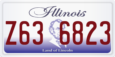 IL license plate Z636823