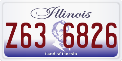 IL license plate Z636826