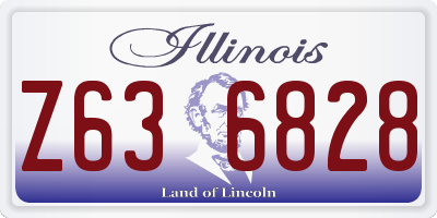 IL license plate Z636828