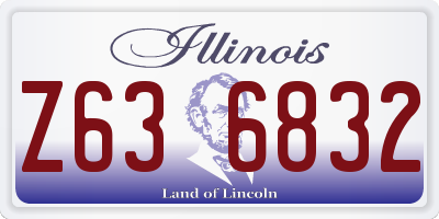 IL license plate Z636832