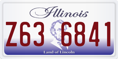 IL license plate Z636841