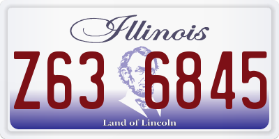 IL license plate Z636845