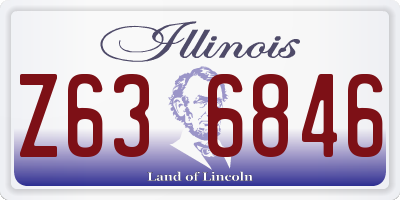 IL license plate Z636846