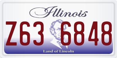 IL license plate Z636848