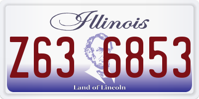 IL license plate Z636853