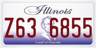 IL license plate Z636855