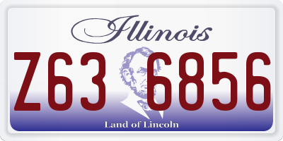 IL license plate Z636856