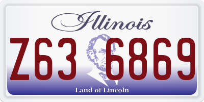 IL license plate Z636869
