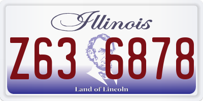 IL license plate Z636878