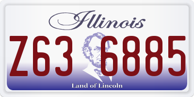 IL license plate Z636885