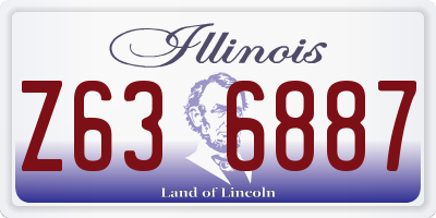 IL license plate Z636887