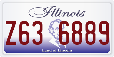 IL license plate Z636889