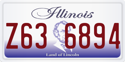 IL license plate Z636894