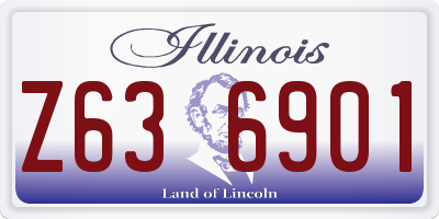 IL license plate Z636901