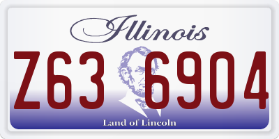 IL license plate Z636904