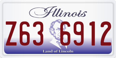 IL license plate Z636912
