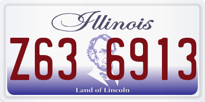 IL license plate Z636913