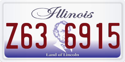 IL license plate Z636915