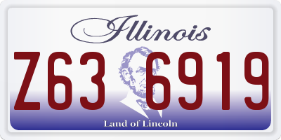 IL license plate Z636919